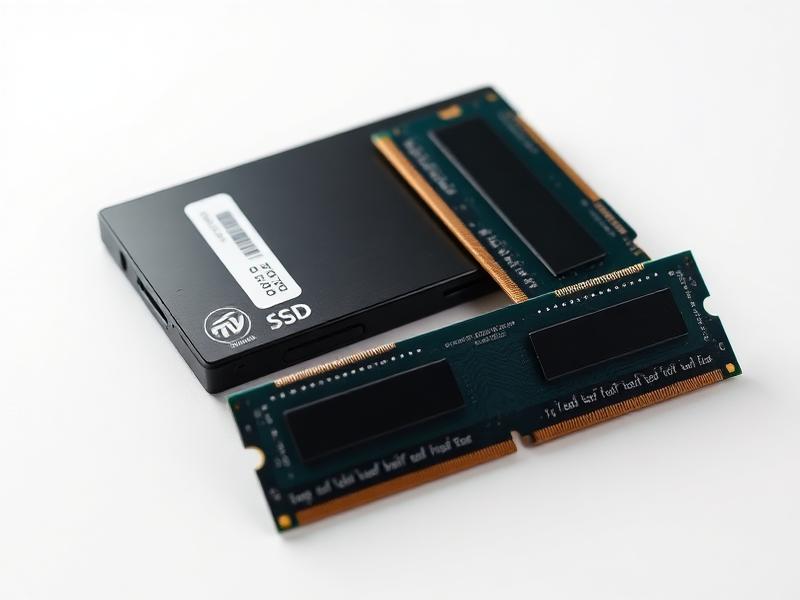 SSD drive and RAM memory modules